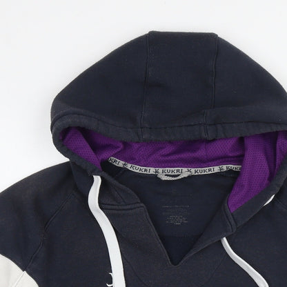 Kukri Womens Multicoloured Geometric Cotton Pullover Hoodie Size 18 Pullover