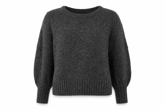 Gap Womens Grey Round Neck Acrylic Pullover Jumper Size L