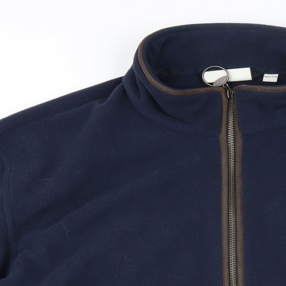 Hinter + Hobart Mens Blue Jacket Size 2XL Zip