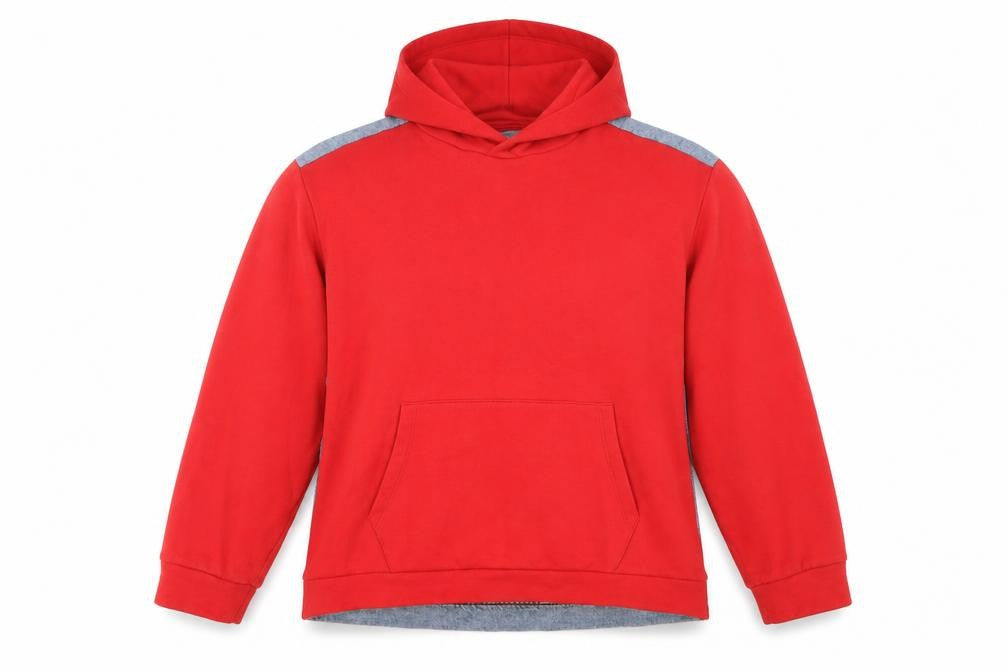 Zara Womens Red Cotton Pullover Hoodie Size S Pullover