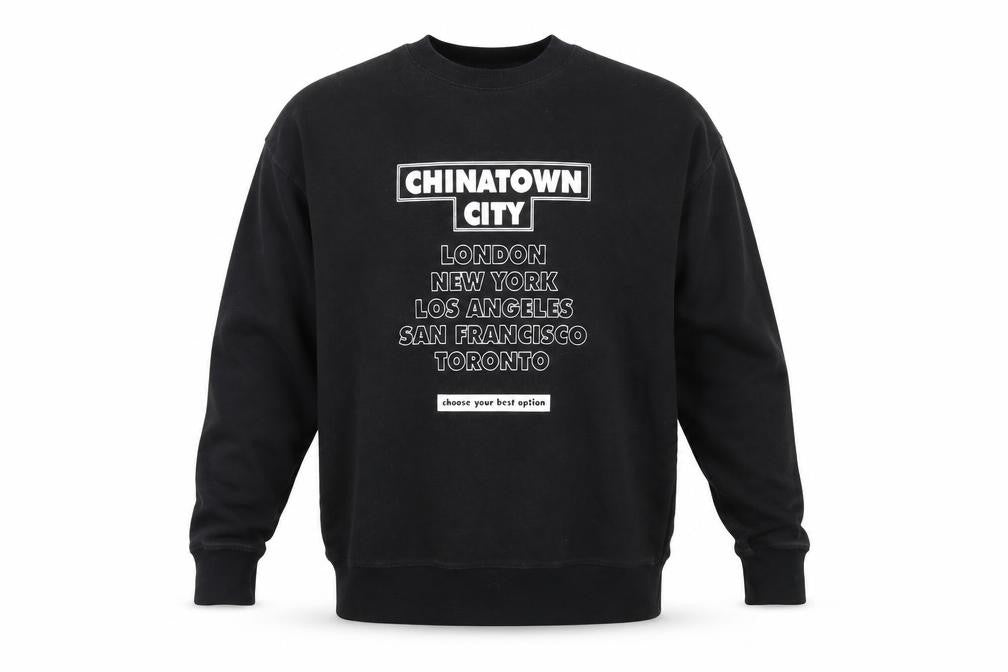 Pull&Bear Mens Black Cotton Pullover Sweatshirt Size S - Chinatown City