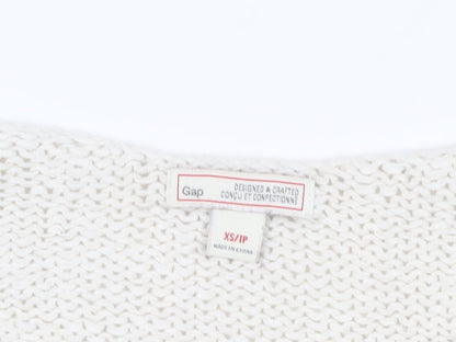 Brand and care label for Gap Striped jumper XS Multicoloured