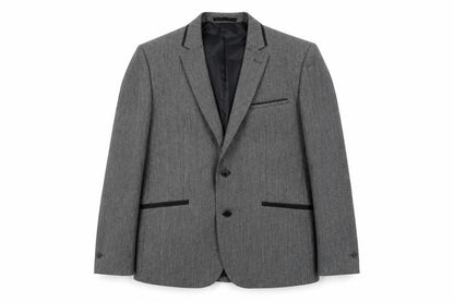 Front view of Fellini Grey Blazer, size M, Formal