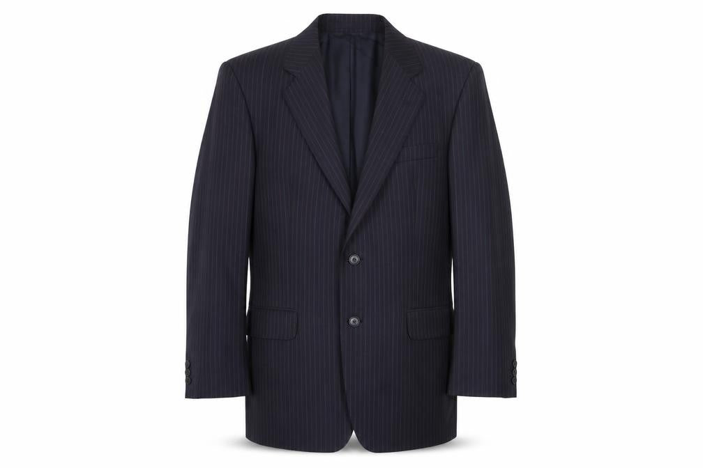 Marks & Spencer Navy Pinstripe Blazer, Size 40