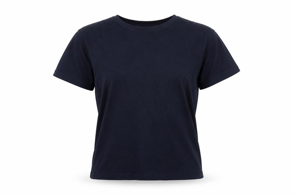 Soul Star Womens Blue Cotton Basic T-Shirt Size S Crew Neck