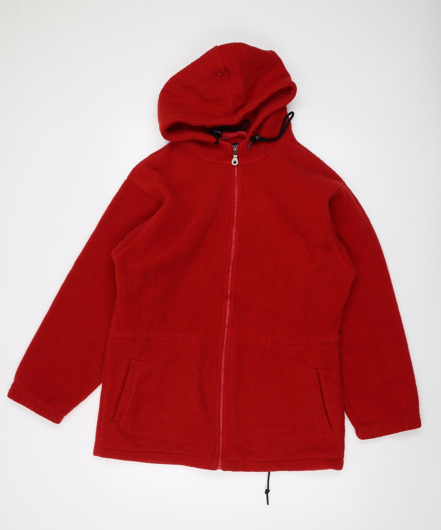 Lands' End Womens Red Jacket Size 10 Zip