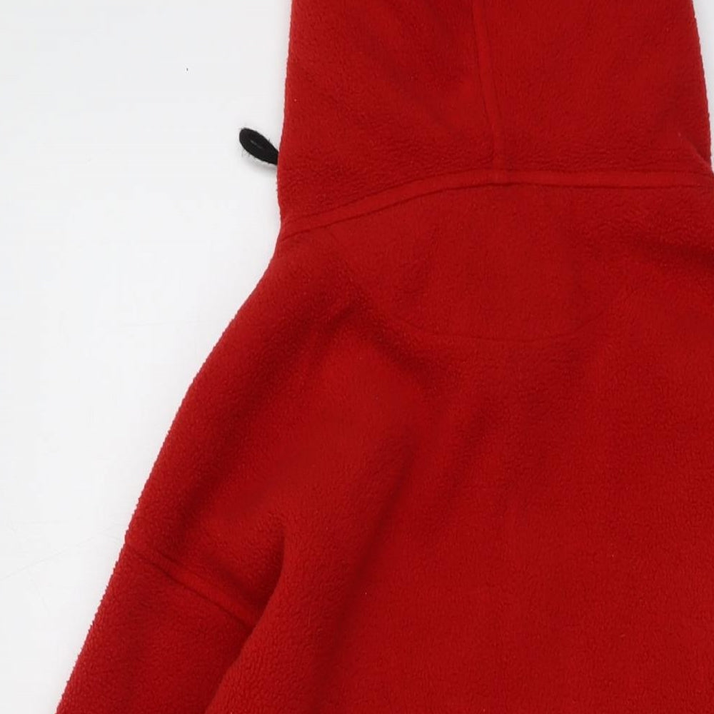 Lands' End Womens Red Jacket Size 10 Zip