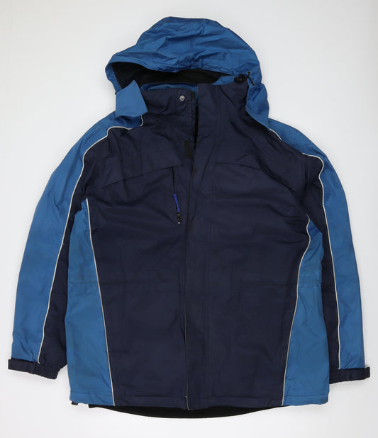 Snowdonia Mens Blue Jacket Size XL Zip