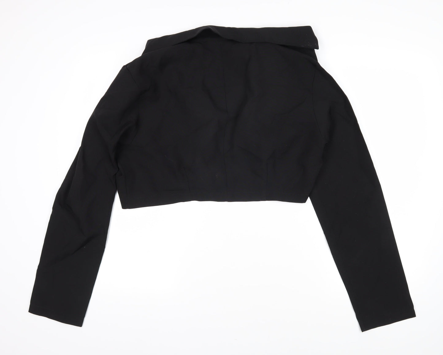 PRETTYLITTLETHING Womens Black Jacket Size 14