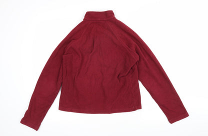 Marks & Spencer Womens Red Jacket Size 12 Zip