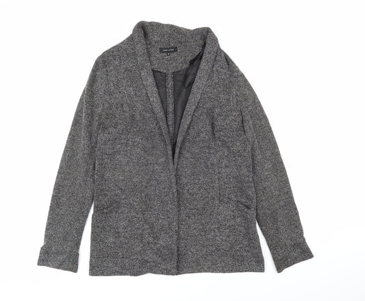 New Look Womens Grey Jacket Blazer Size 12