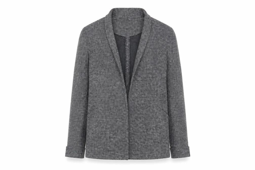 New Look Womens Grey Jacket Blazer Size 12
