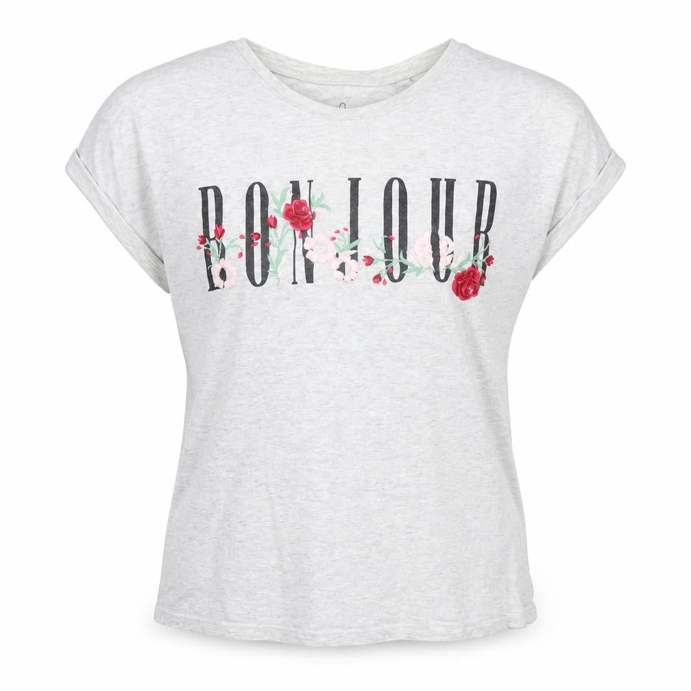 NEXT Girls Grey 100% Cotton Basic T-Shirt Size 12 Years Round Neck Pullover - Bonjour