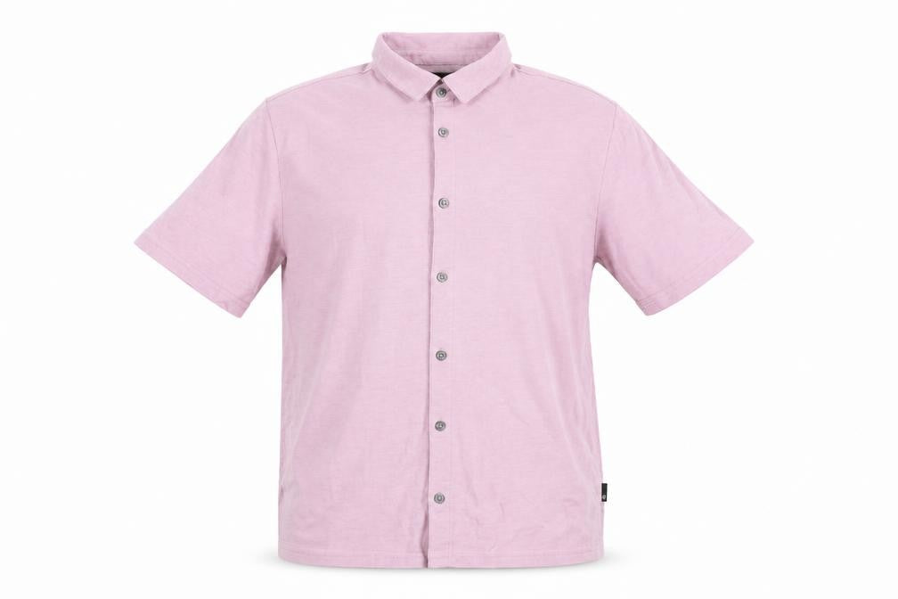 Burton Mens Pink Cotton Polo Size XL Collared Button
