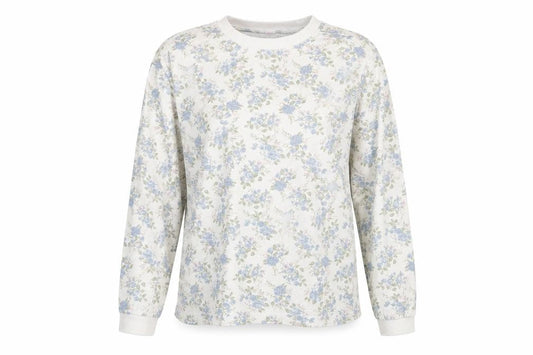 NBS Womens Multicoloured Floral Polyester Basic T-Shirt Size M Round Neck