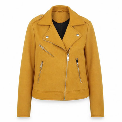 Quiz Womens Yellow Jacket Size 6 Zip