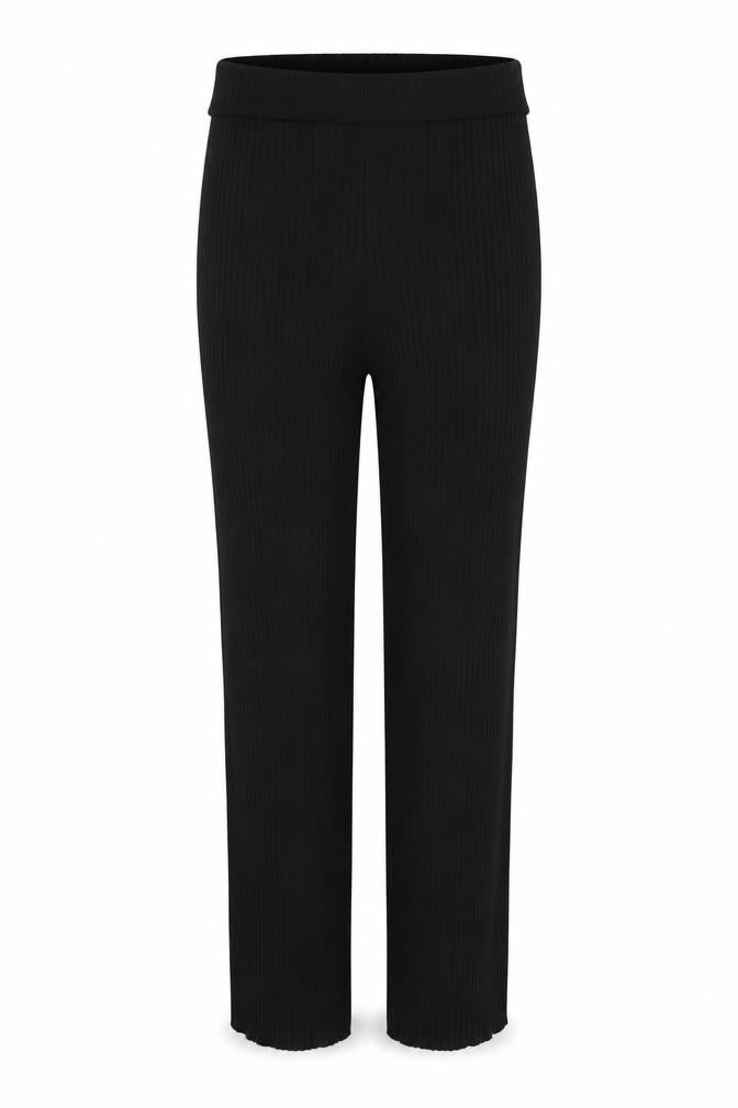Boohoo Womens Black Polyester Capri Trousers Size XL L26 in Regular - Stretch