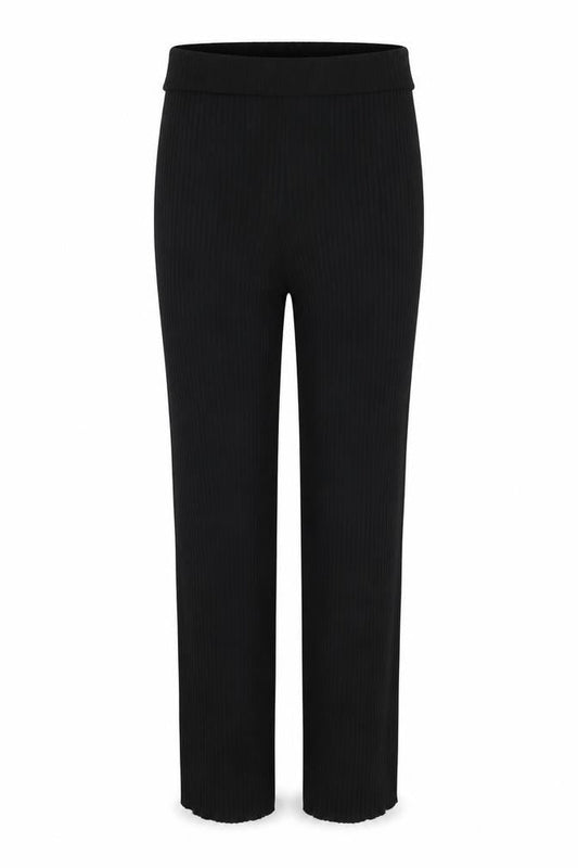 Boohoo Womens Black Polyester Capri Trousers Size XL L26 in Regular - Stretch