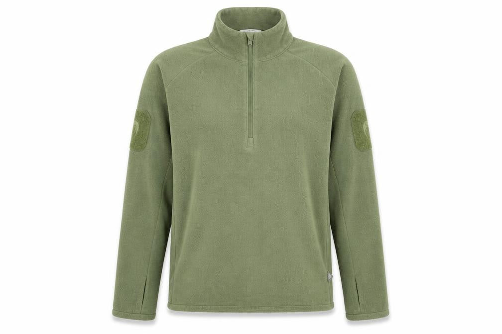Viper Womens Green Polyester Pullover Sweatshirt Size L Zip