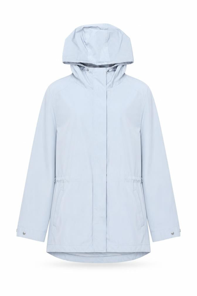 Marks and Spencer Womens Blue Rain Coat Coat Size 12 Zip