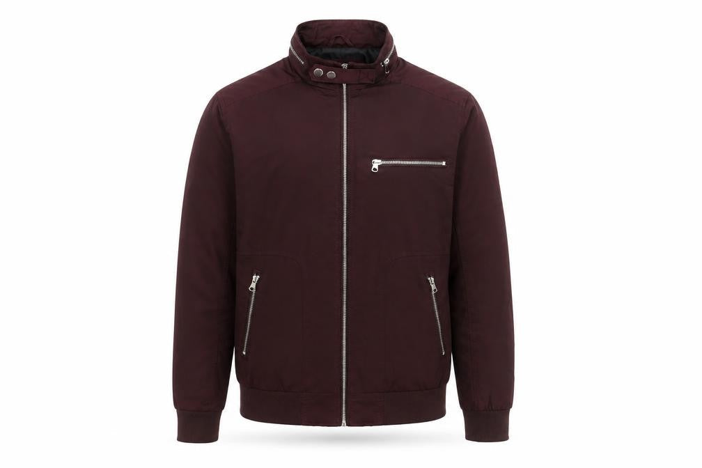 River Island Mens Purple Jacket Size S Zip