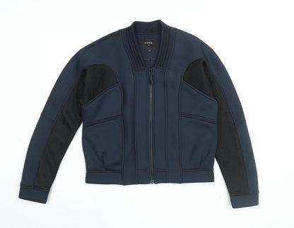 Next Womens Blue Jacket Size 14 Zip