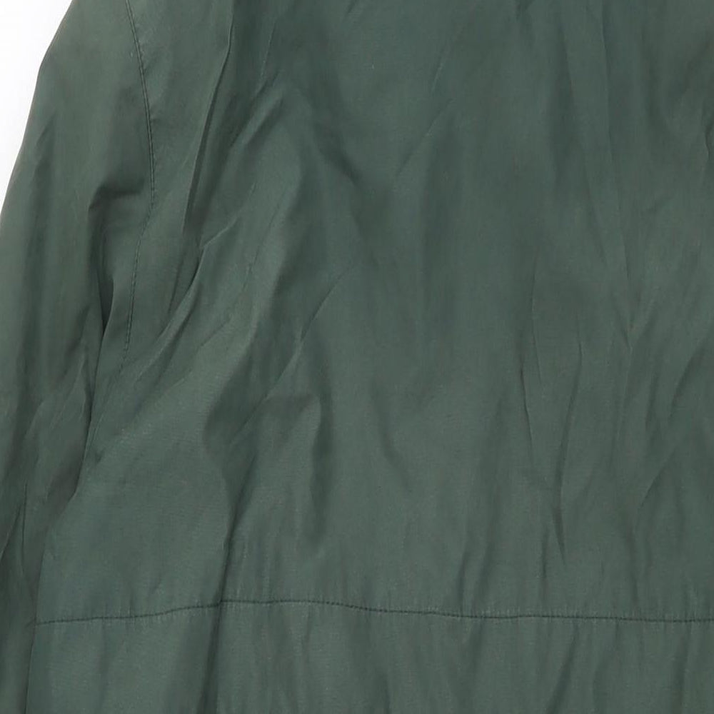 Dannimac Womens Green Overcoat Jacket Size M Button
