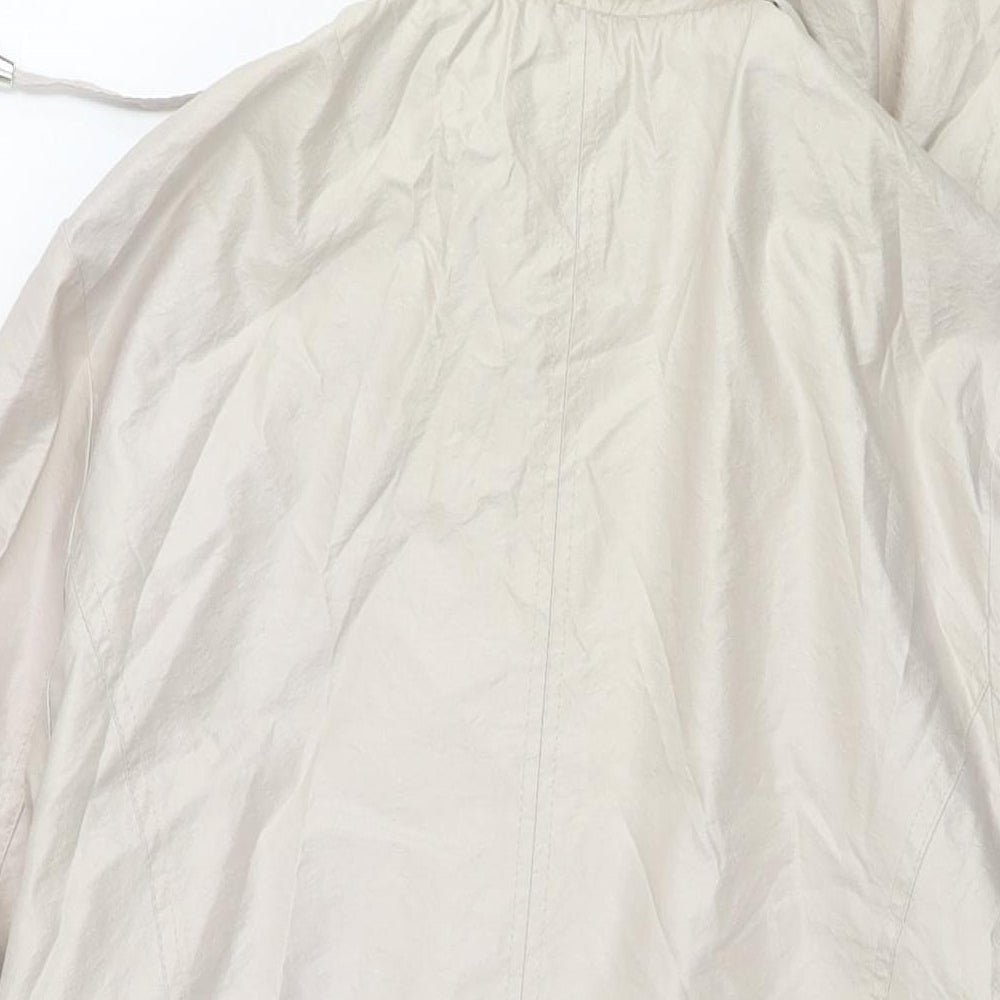 Betty Kay Womens Beige Parka Jacket Size 16 Zip