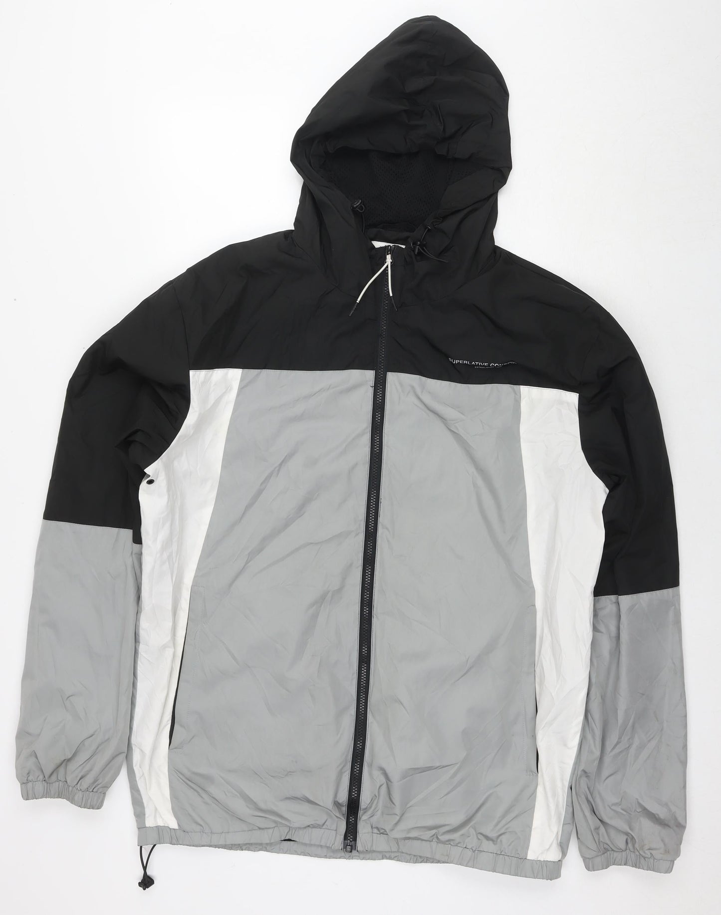 Wezc Mens Grey Jacket Size XL Zip - Unisex