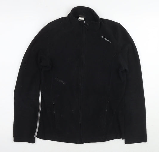 DECATHLON Womens Black Jacket Size S Zip