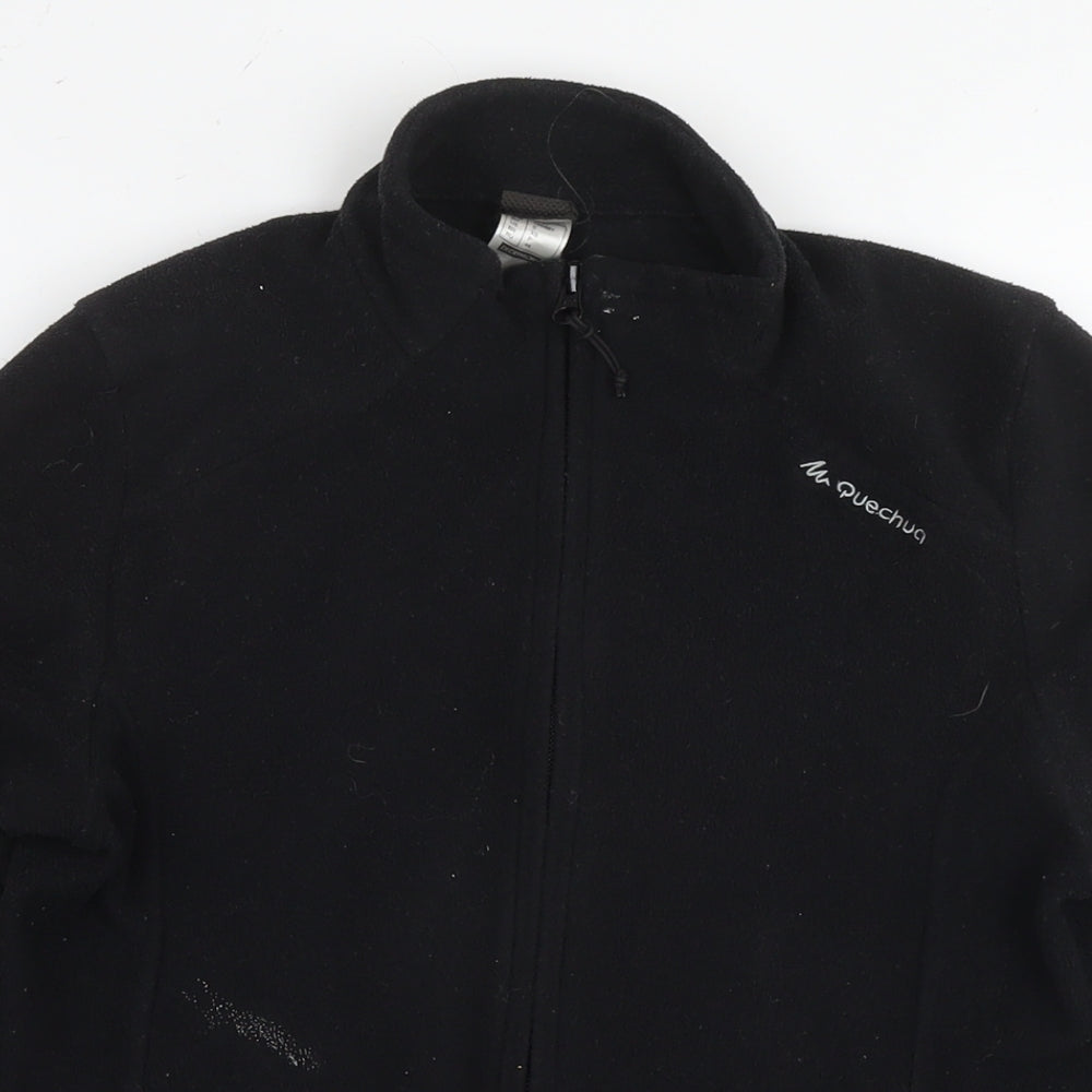 DECATHLON Womens Black Jacket Size S Zip
