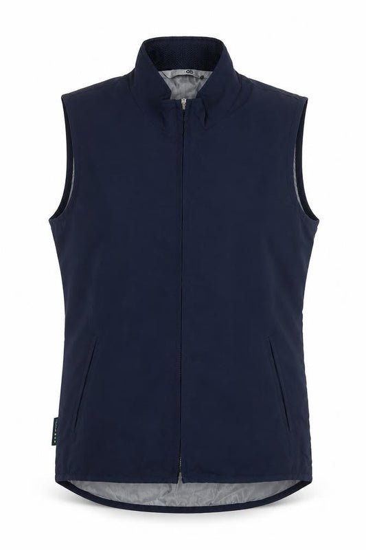 BHS Womens Blue Gilet Waistcoat Size 10 Zip