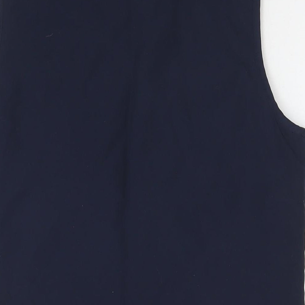 BHS Womens Blue Gilet Waistcoat Size 10 Zip