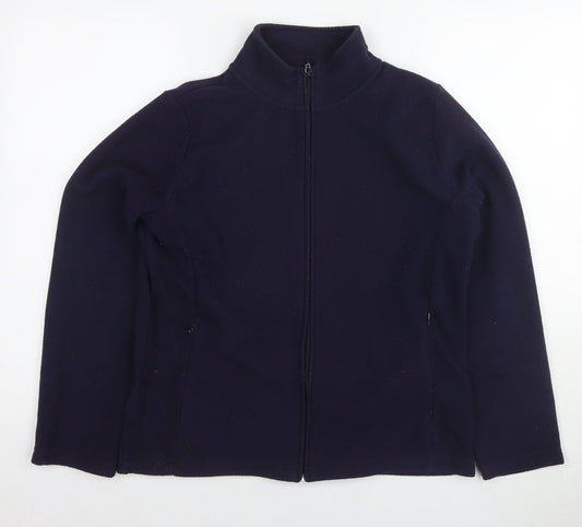 EWM Womens Blue Jacket Size 14 Zip - Size 14-16