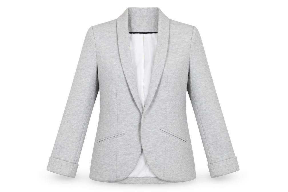 Miss Selfridge Grey Blazer UK 4 Casual Workwear