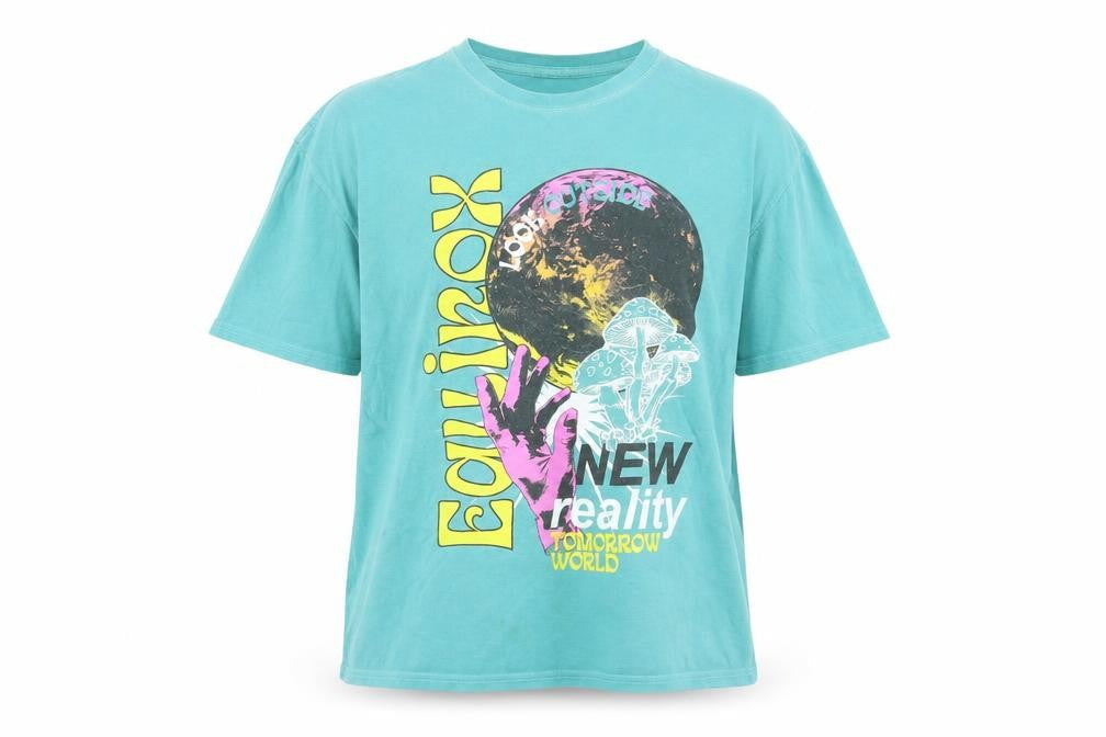 Shock Blue 90s Graphic T-Shirt XL Cotton Relaxed