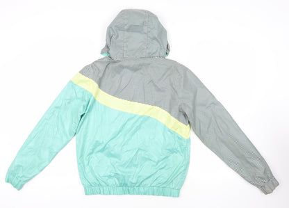 Back view of Pull&Bear Multicoloured Windbreaker Jacket 12-13 Years
