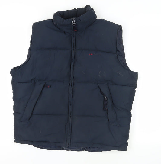 CS Active Blue Puffer Waistcoat L