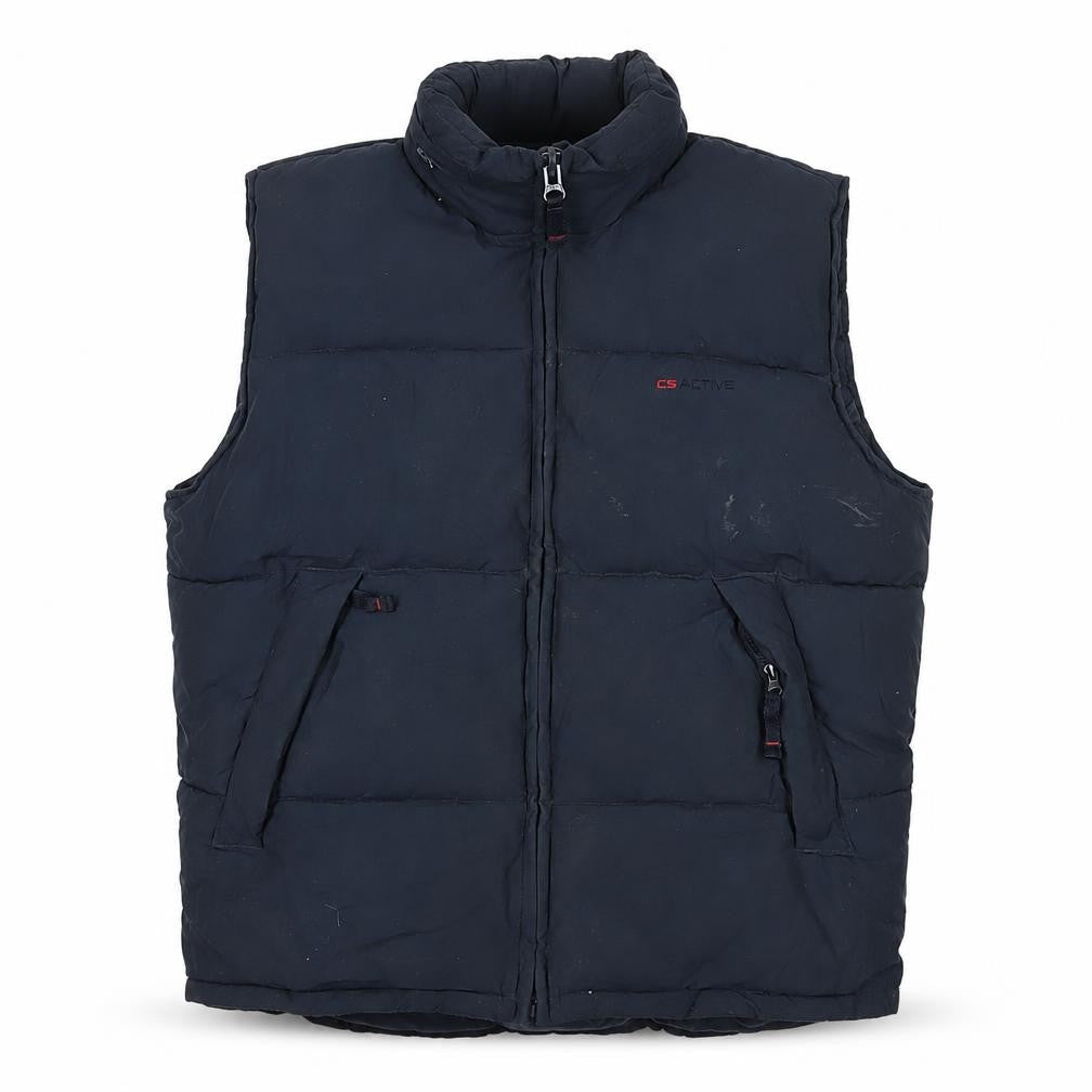 CS Active Blue Puffer Waistcoat L