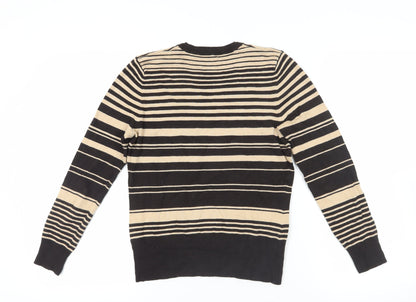 Back view of Debenhams Beige & Black Striped jumper, size 12