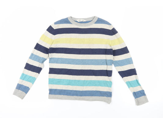 H&M Multicoloured Striped Boys Pullover Jumper