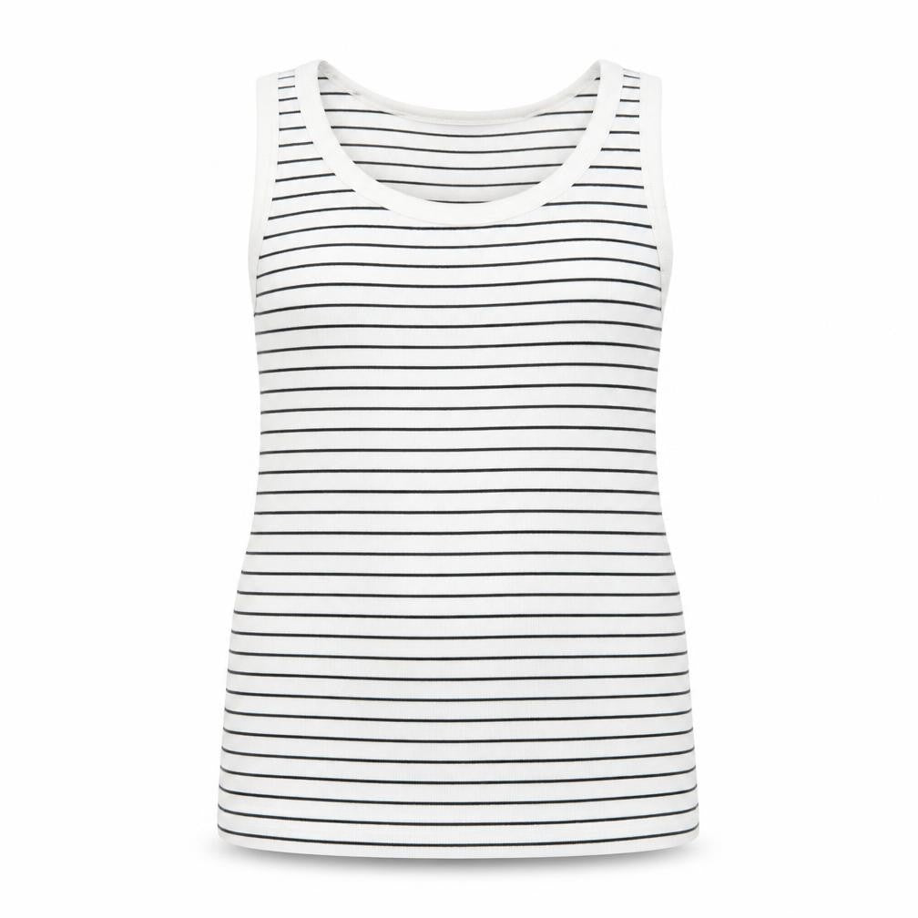 Marks & Spencer Striped Cotton Tank, Size 18