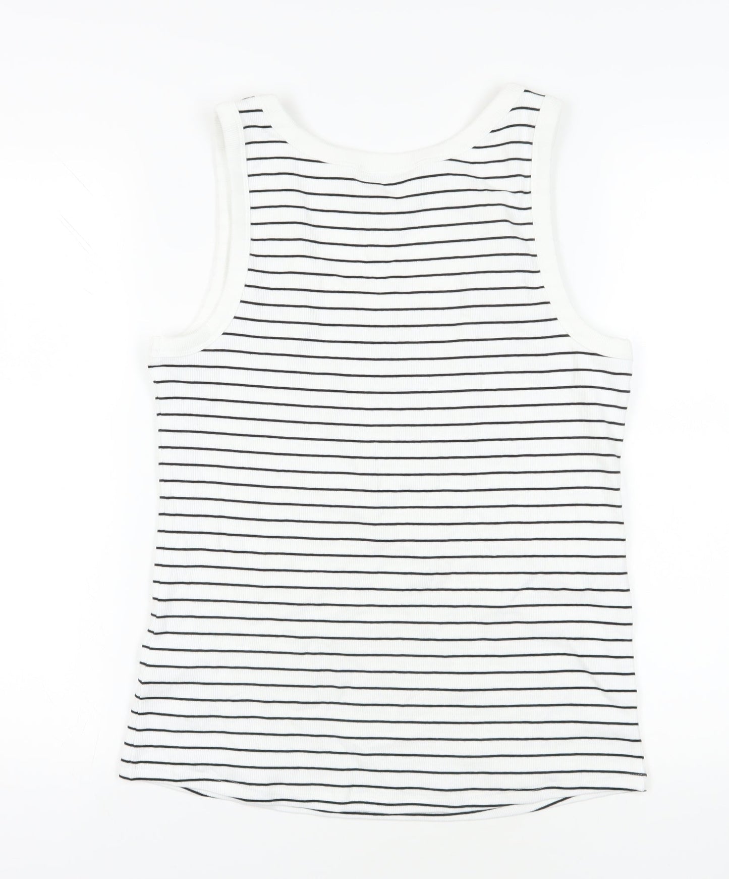 Marks and Spencer Striped Cotton Tank, Size 18