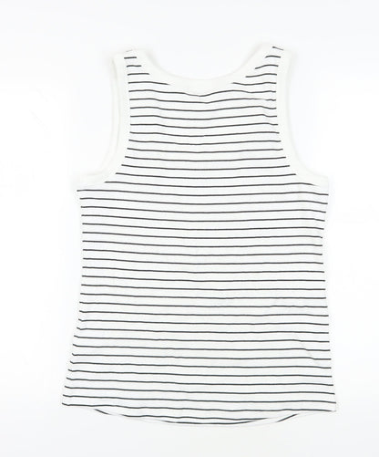 Back view of Marks & Spencer Striped Cotton Tank, size 18