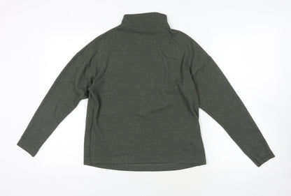 Additional front view of Uniqlo Green High Neck jumper XS