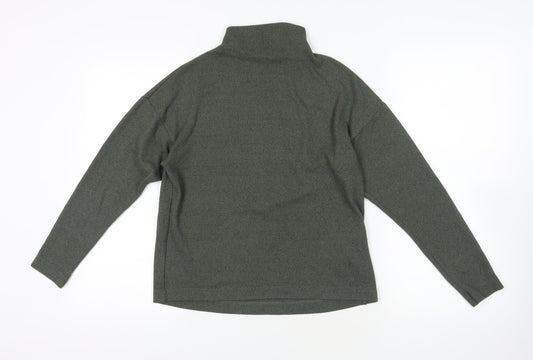 Uniqlo Green High Neck Pullover Jumper XS