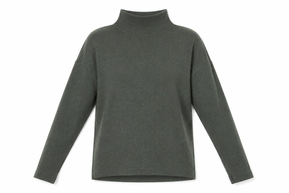 Uniqlo Green High Neck Pullover Jumper XS