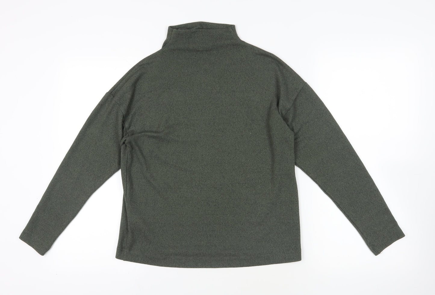 Uniqlo Green High Neck Pullover Jumper XS