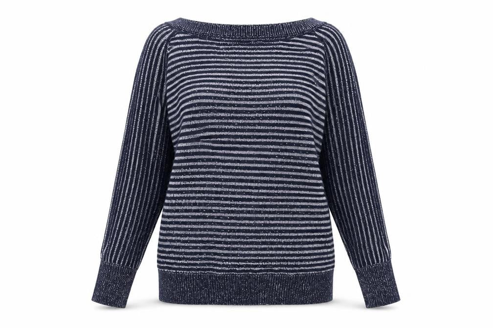 Gap Womens Blue Boat Neck Cotton Pullover Jumper Size 8 - Logo