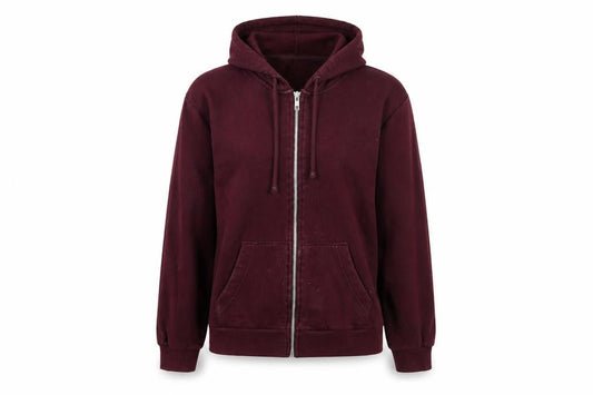 H&M Womens Purple Cotton Full Zip Hoodie Size S Zip